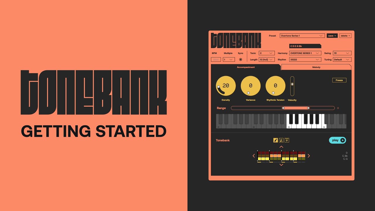 Tonebank: Getting Started