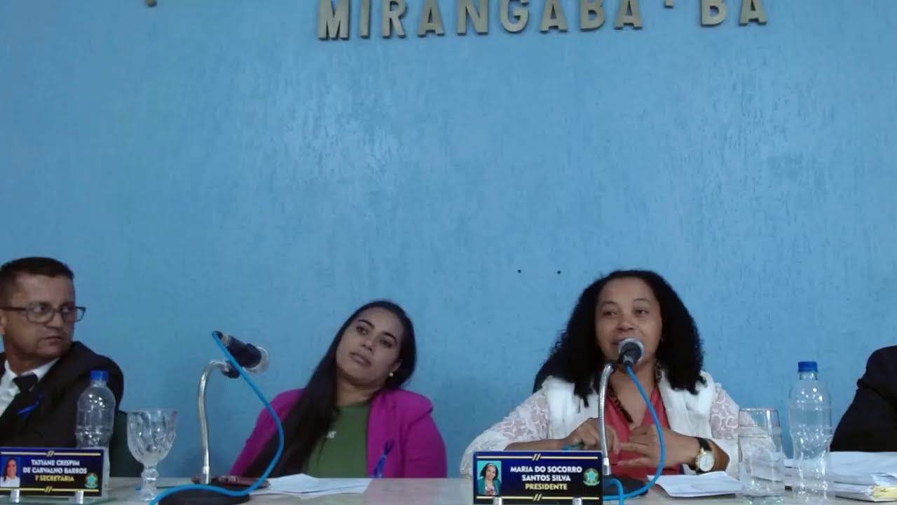 39ª SESSÃO ORDINÁRIA DO PODER LEGISLATIVO DE MIRANGABA