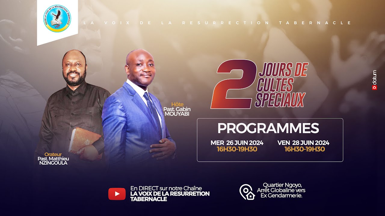 L’INCONTESTABLE SUCCES DE LA REDEMPTION | 01 | PAST.  MATTHIEU NZINGOULA