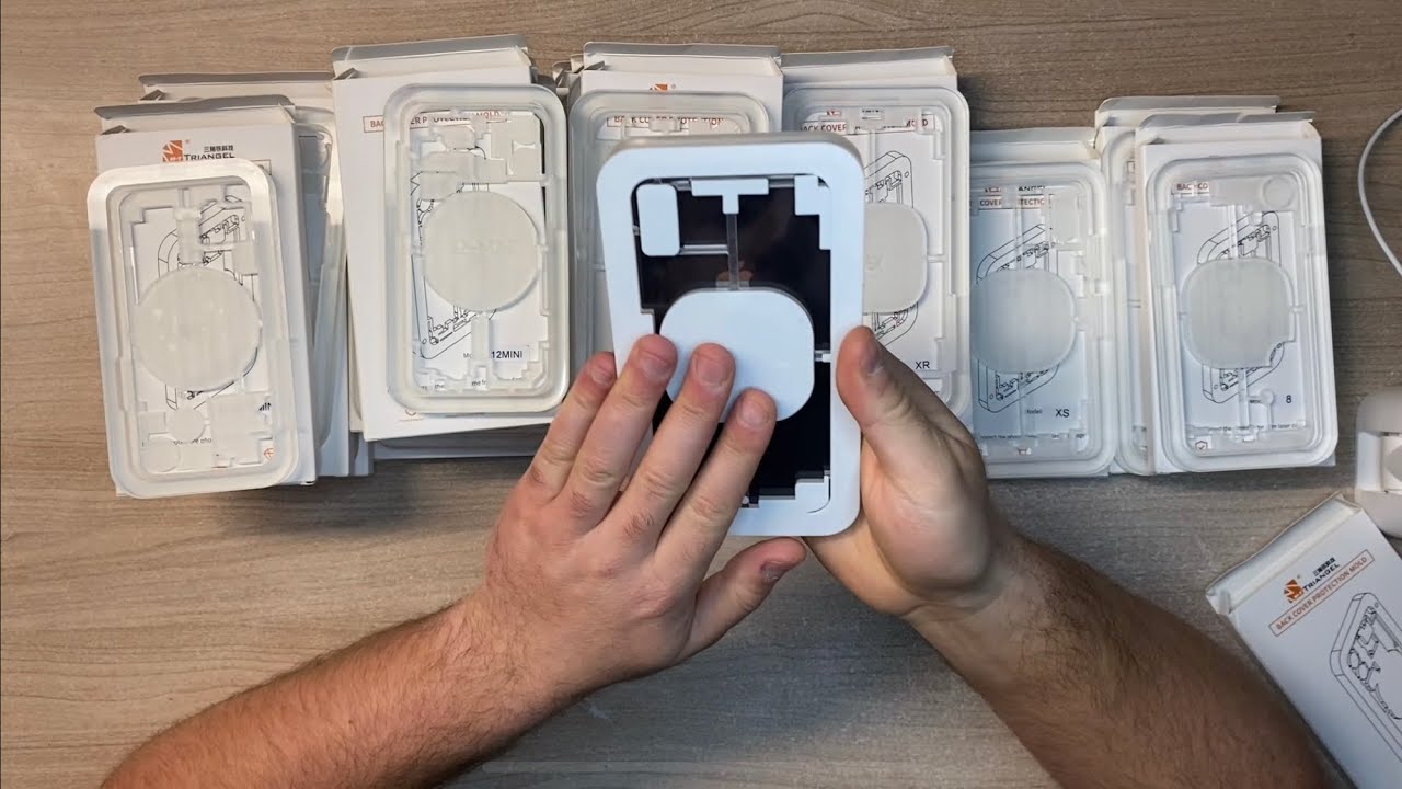 Présentation et changement de vitre arrière iPhone X avec les moules spéciales machine laser 🔬🧬😎