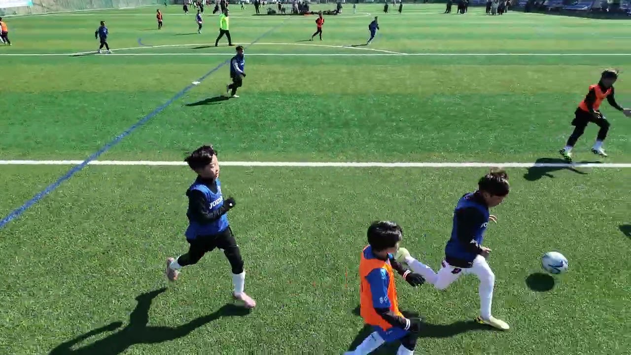 한국유소년축구연합회 대표팀 선발전 U10 / C팀 (파란색 9번)