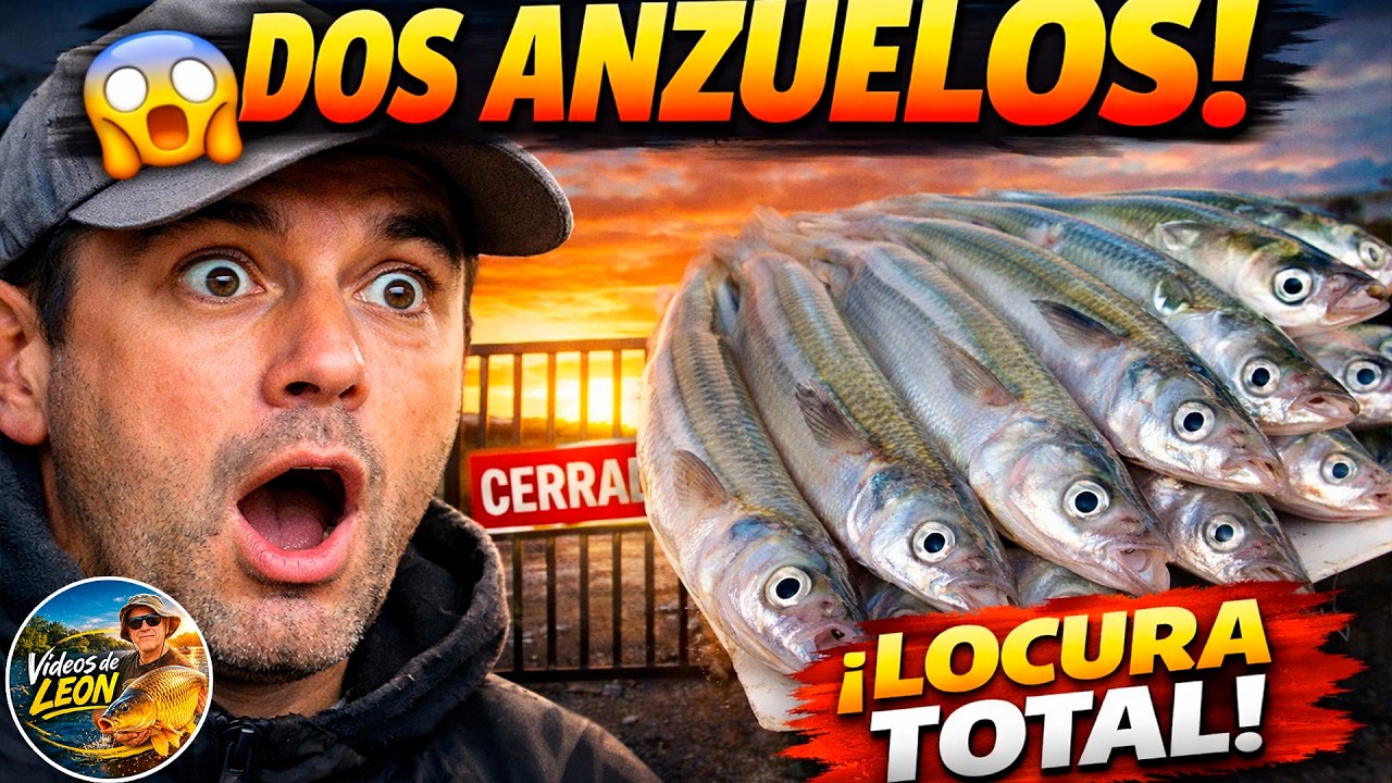 Pesca de PEJERREYES, MATUNGOS en la Ciudad de  Buenos Aires. Leon pesca