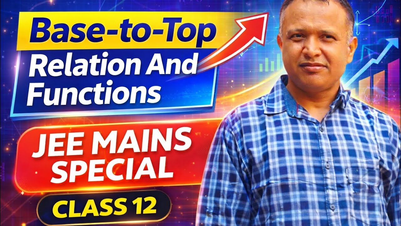 Domain and Range of the Functions : Zero to Hero Level 🚀 Class 12 Maths. JEE Mains special. Vol:01