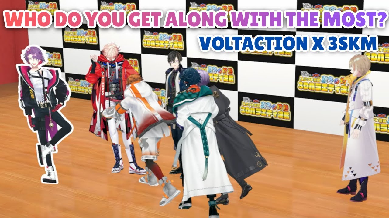(eng sub) how close are 3SKM and VOLTACTION? | Kanato/Akira/Seraph/Ness/Kitami/Kaisei/Nijisanji
