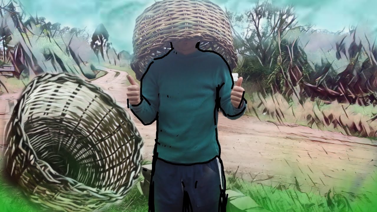 A saga do balaio,como fazer um balaio de cipó e taquara