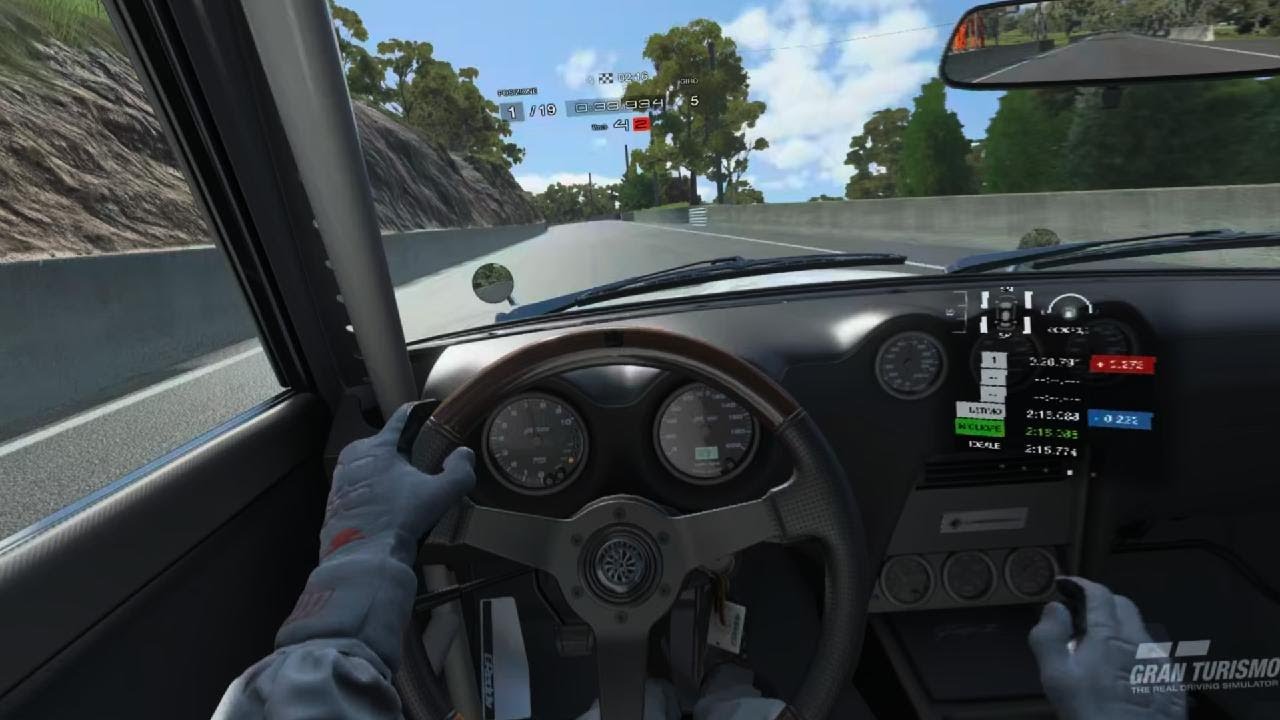 GT7 POWER PACK - VR2- MOUNT PANORAMA OVER 300CV QUALIFY + RACE