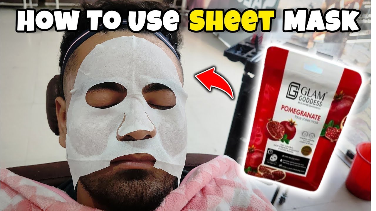 GLAM GOODNESS SHEET MASK ✨ | How To Use Sheet Mask Review | Sheet Mask Kaise Use Kre Step By Step