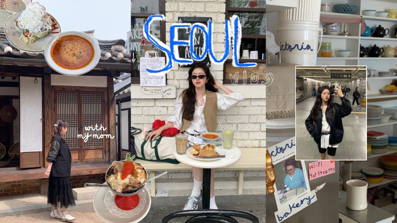 ［母娘韓国vlog］久しぶりに親子で韓国🇰🇷💕お母さんと3泊4日のソウル旅行！オススメeSIM〈トリファ〉🧡