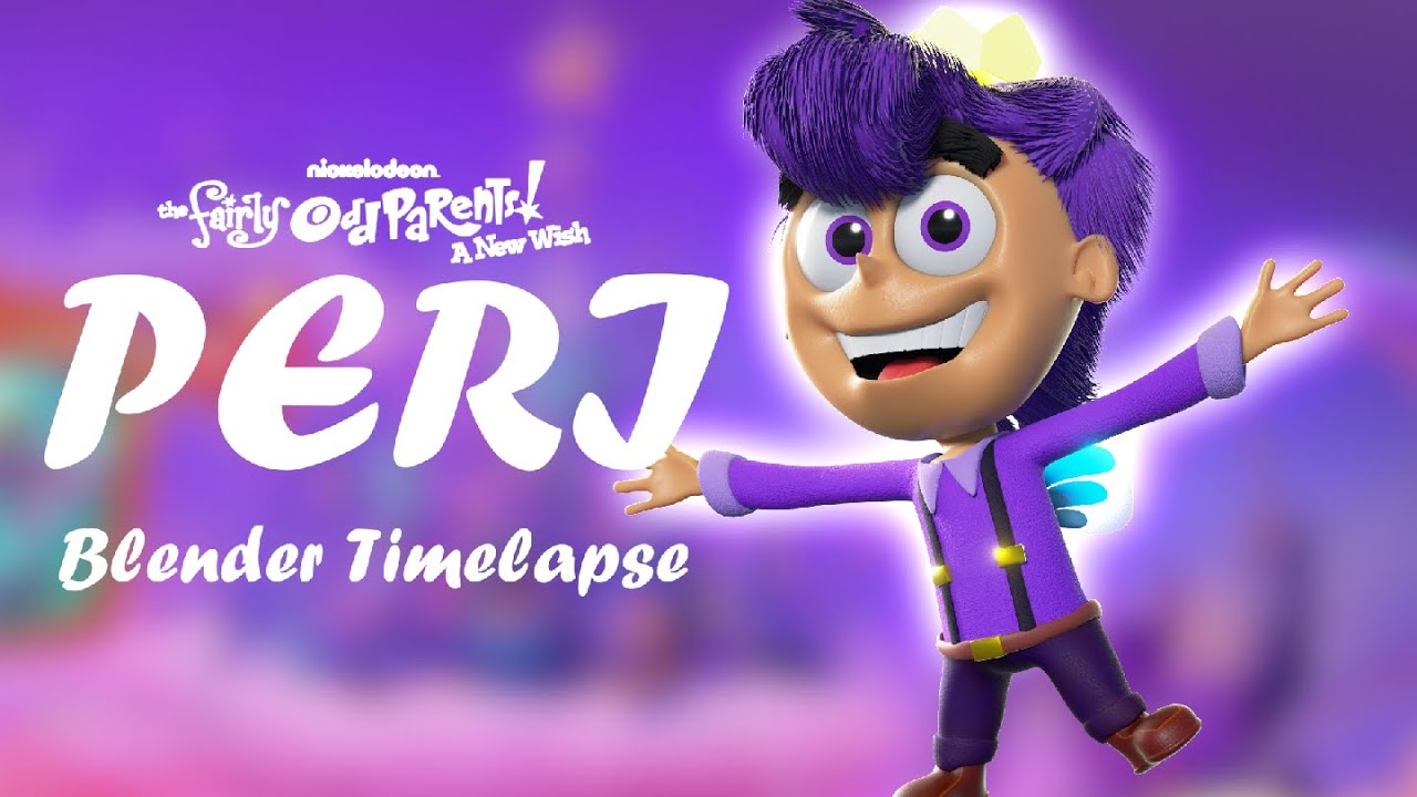 Peri - Fairly OddParents: A New Wish | Blender Modeling Timelapse