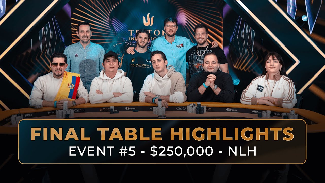 $250K NLH Triton Invitational – Final Table Highlights | Triton Poker Series X WSOP Paradise 2025