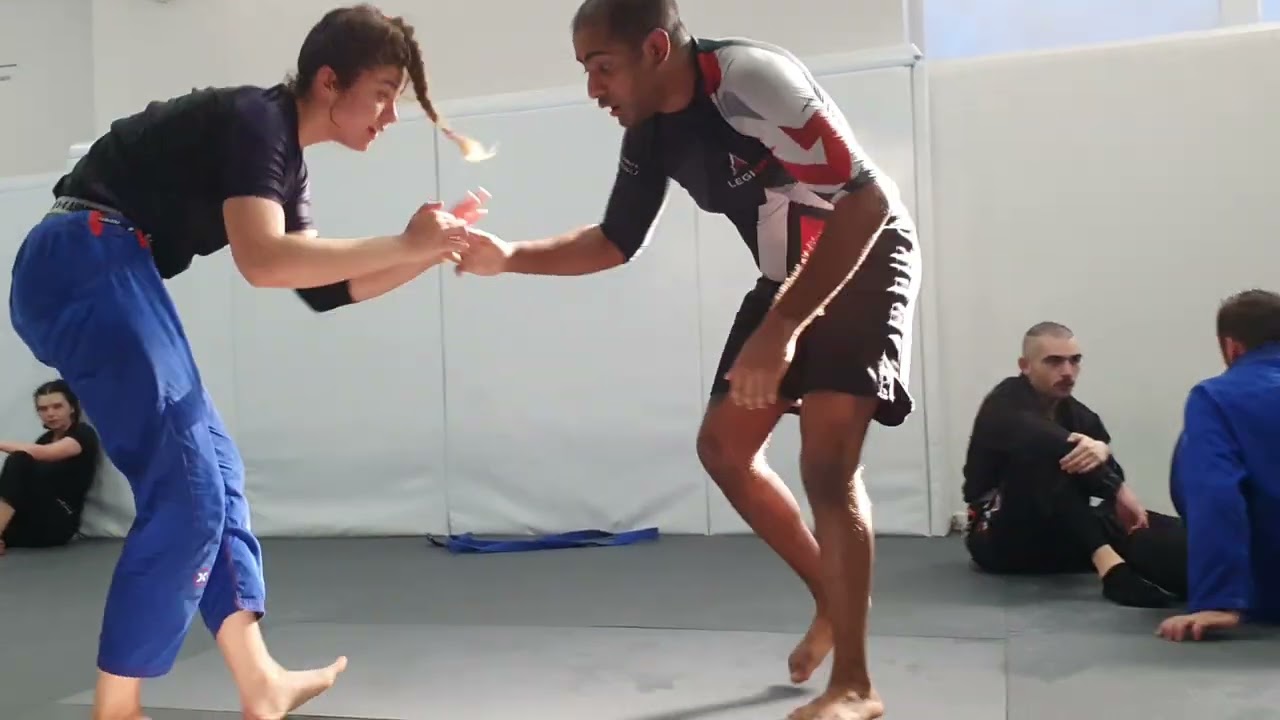 NoGi double round roll with Mariam Jiujitsu