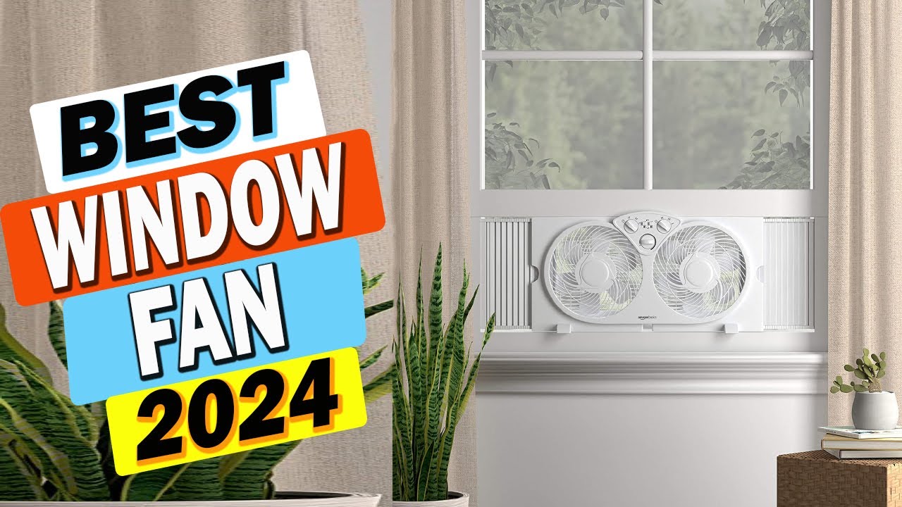 Best Twin Window Fan With Reversible Airflow Control In 2024.