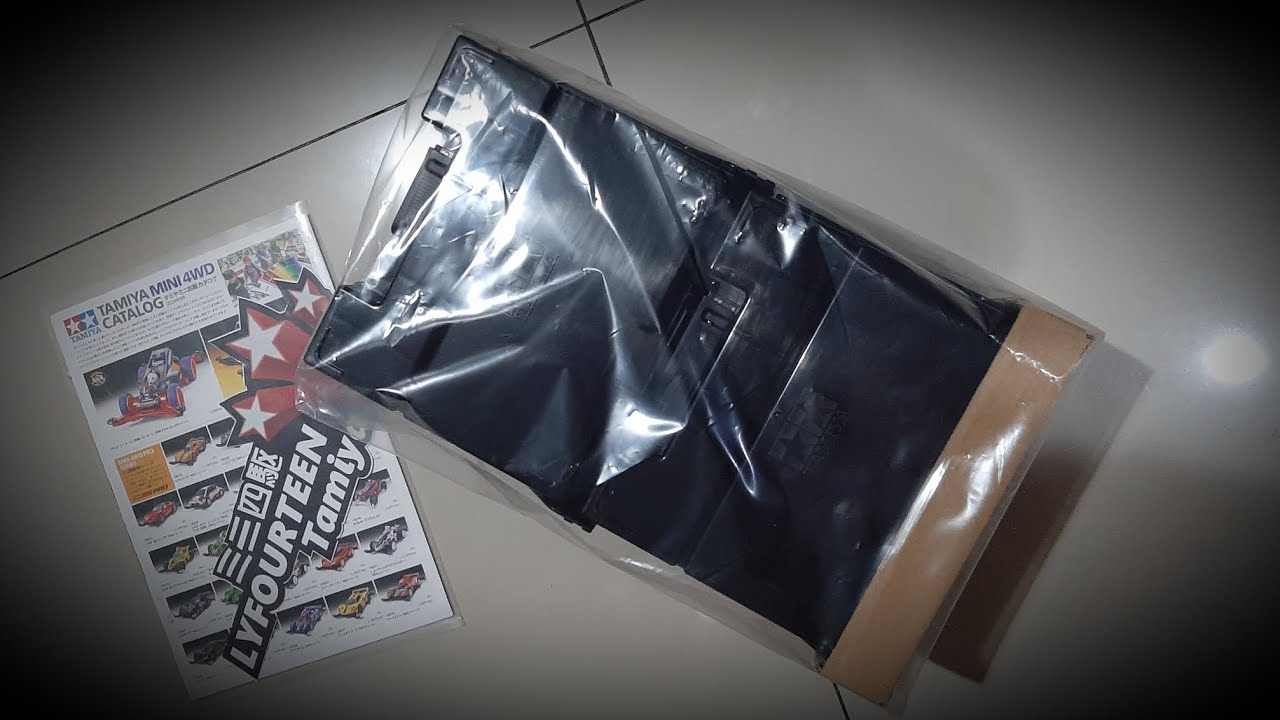 Unboxing - 95671 Mini 4WD Portable Pit (Black) Asia Challenge TMAC Tamiya Original - Limited Edition