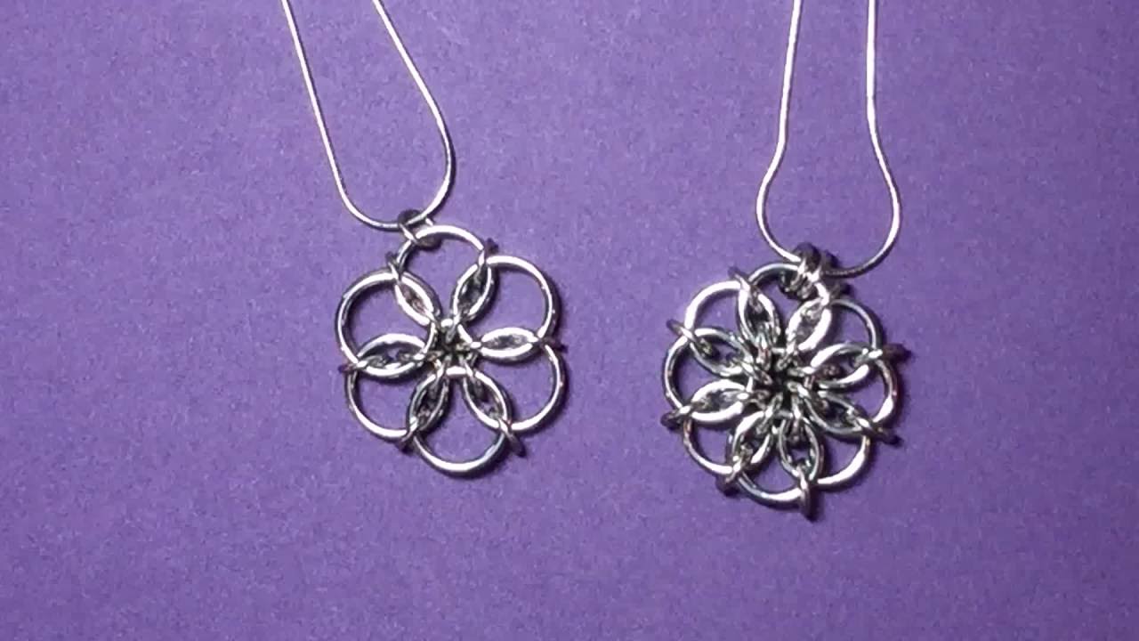 Celtic chainmaille pendants