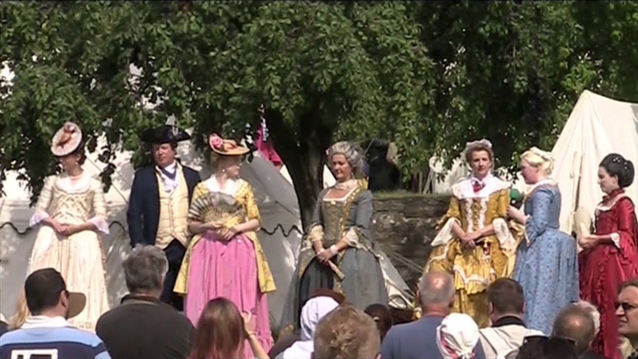 Zeitreise ins 18. Jahrhundert 2014 auf Schloss Fasanerie - Mode im 18. Jahrhundert