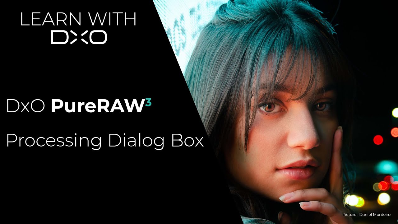 DxO PureRAW 3: Processing Dialog Box