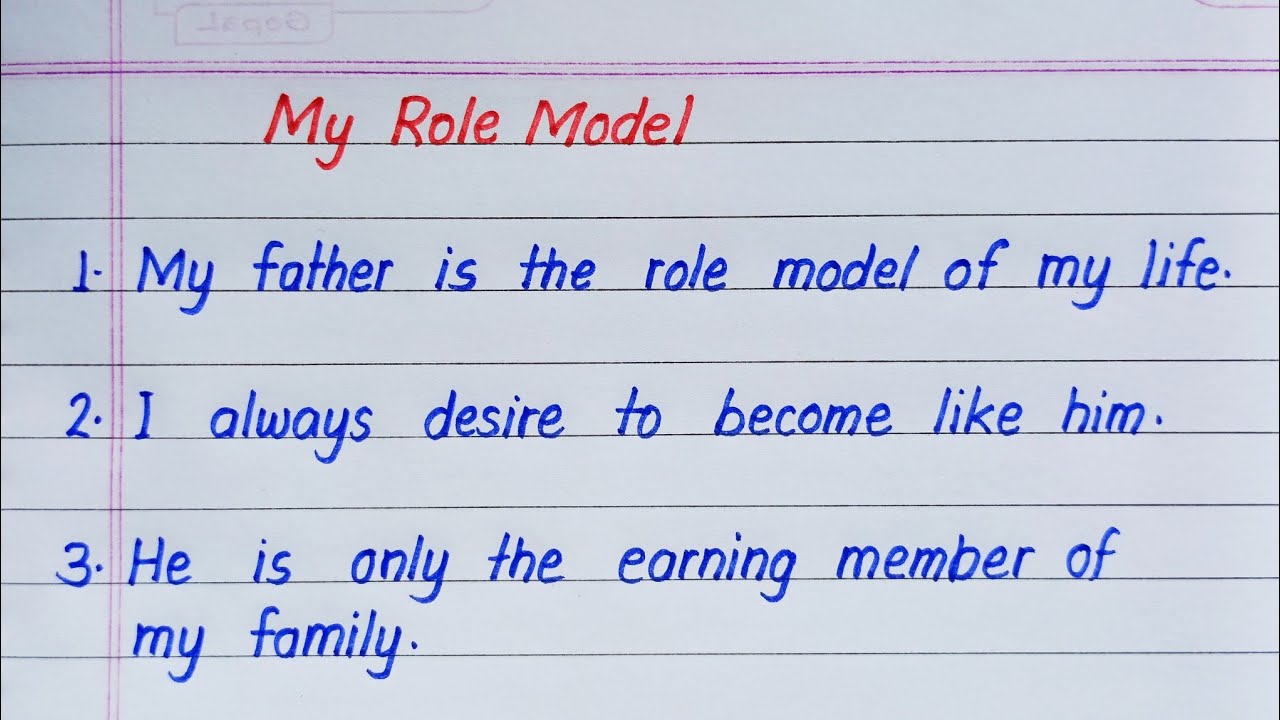 My Role Model Essay in English || Essay on My Role Model in English || 10 Lines on My Role Model