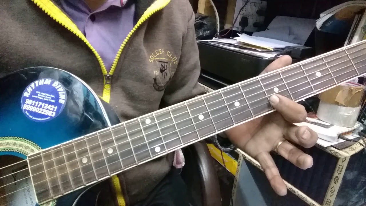 Aye Mere Humsafar ( Baazigar) Full Guitar Tab Lesson.