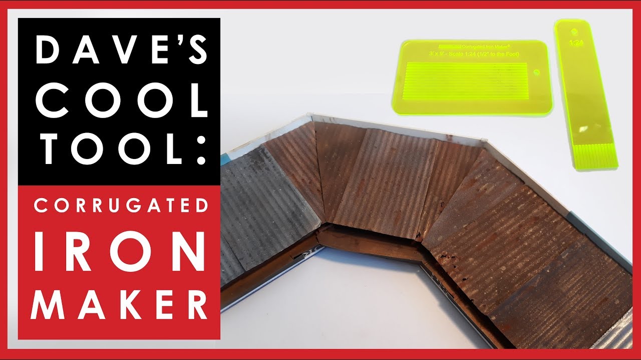 Cool Tool No1: make corrugated iron for scale models and dioramas