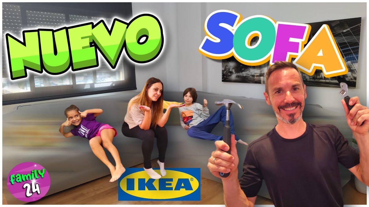 Como es montar en familia un SOFÁ KIVIK IKEA