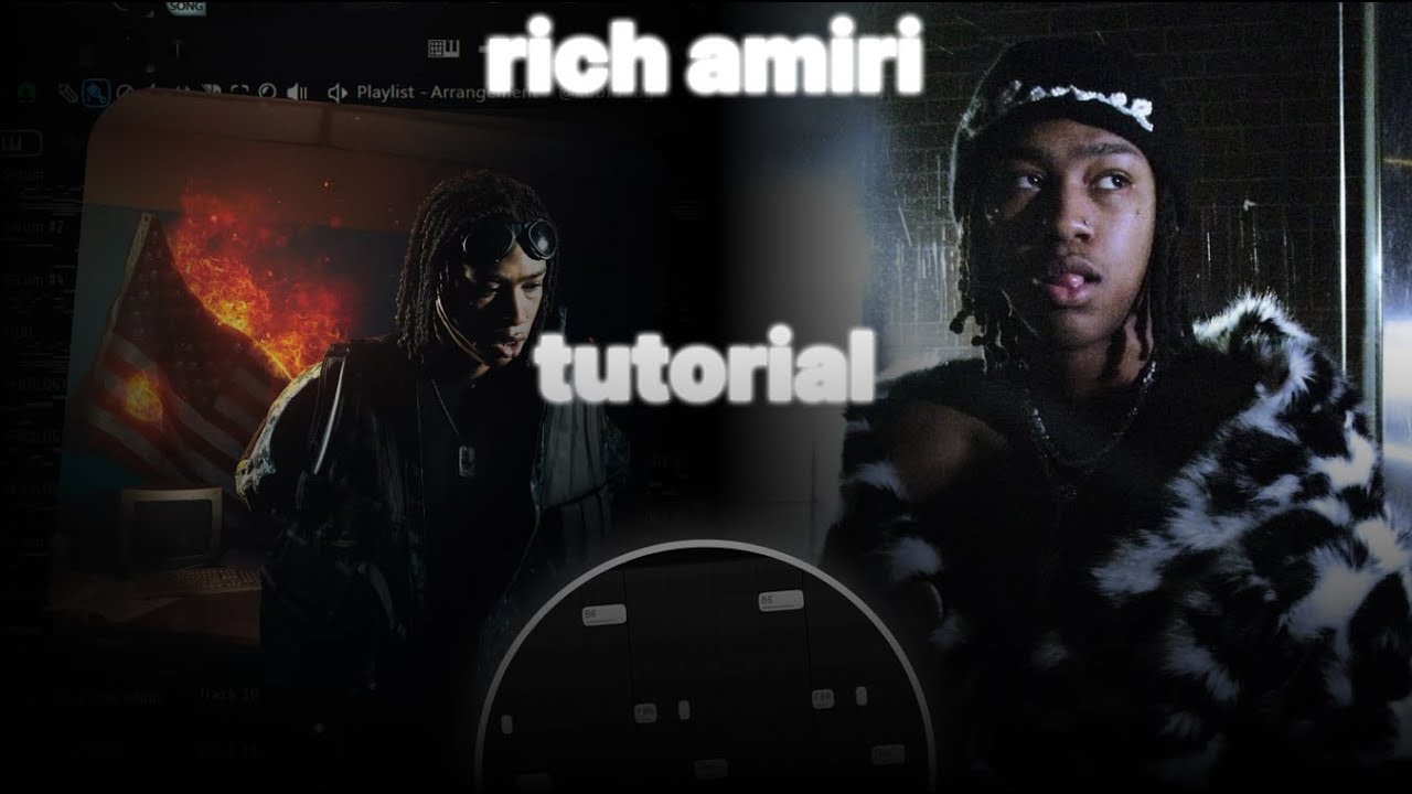 HOW TO MAKE RICH AMIRI TYPE BEAT | FL STUDIO TUTORIAL