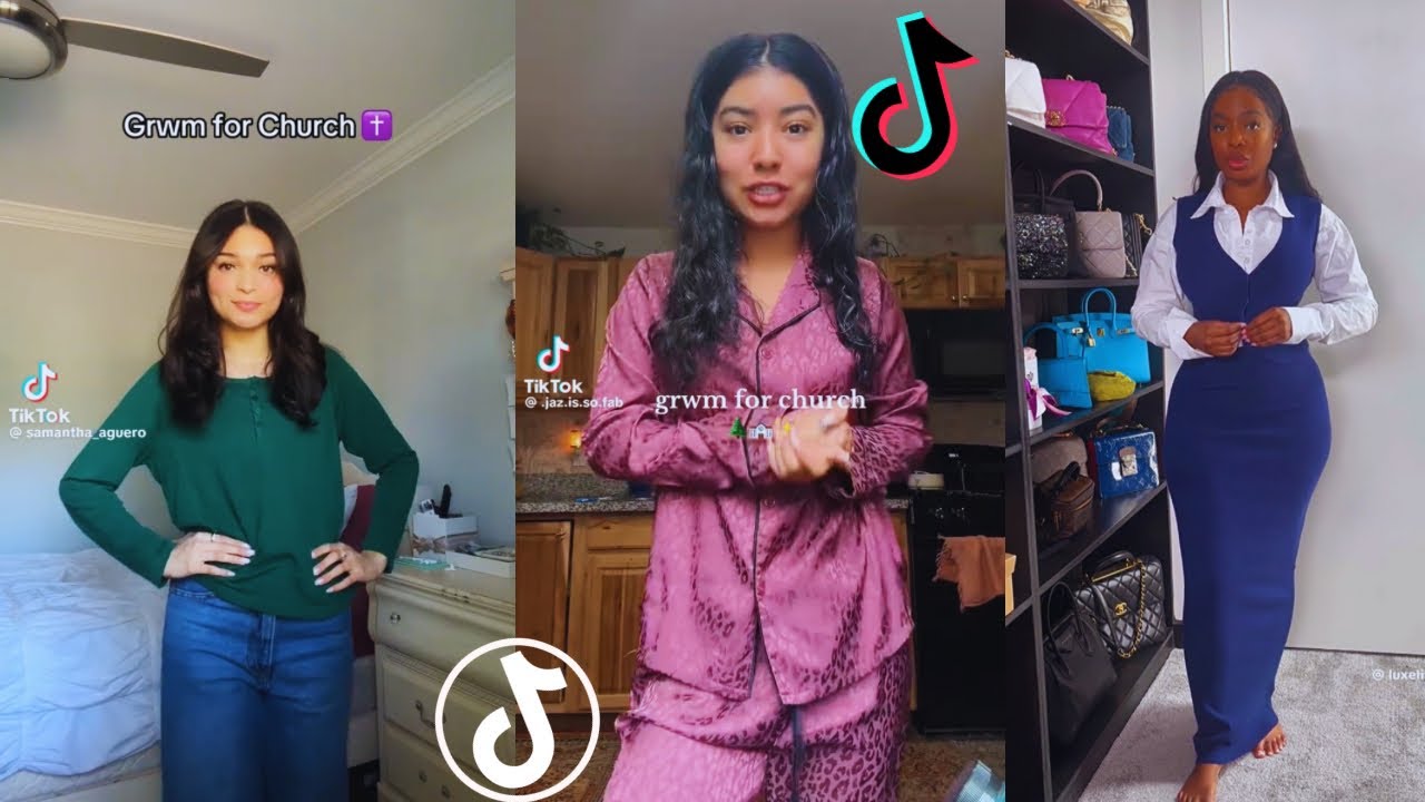 GRWM for Church ✨⛪ | Faith, Fashion & Sunday Vibes | TikTok Compilation