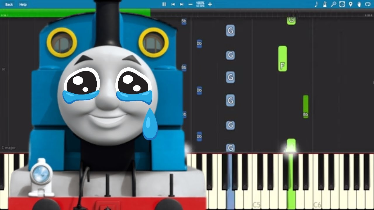 Thomas The Tank Engine Theme in a Minor Key Sounds Totally Different!   SAD Piano Cover