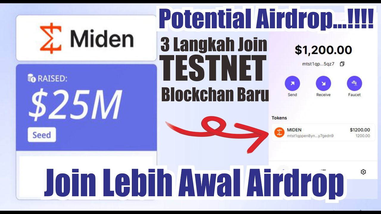 Tutorial Testnet Potential Airdrop dari Blockchain Baru | Miden Blockchain