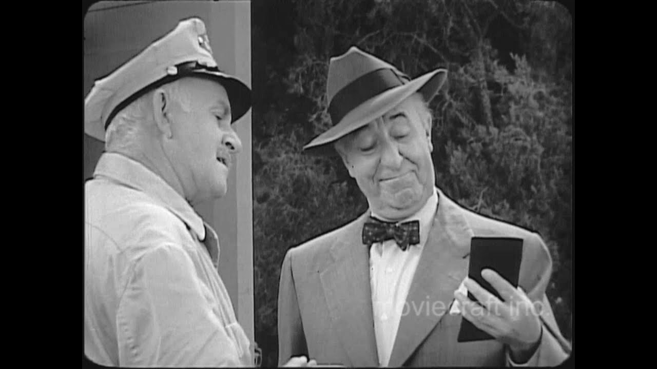 THE ED WYNN SHOW 1958. The Crossing Guard. NBC Network.