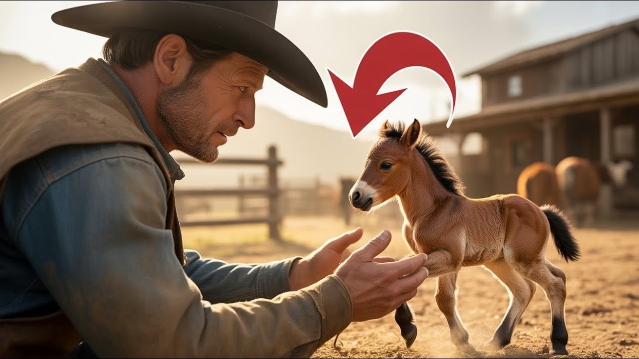 Ein Rancher kaufte ein winziges Fohlen für 50 Cent – ohne zu ahnen, dass es ihn reich machte!