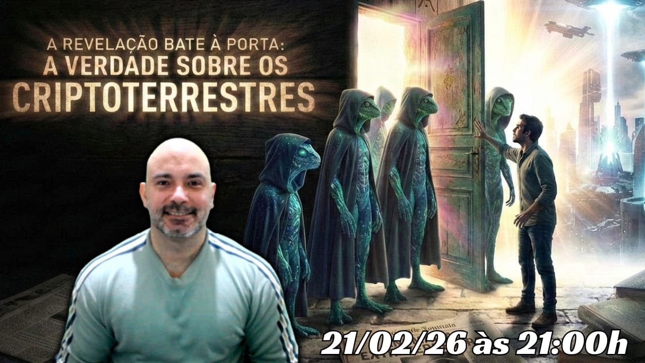 A Revelação Bate à Porta: A Verdade Sobre os Criptorrestres:  21/02/26 às 21:00h
