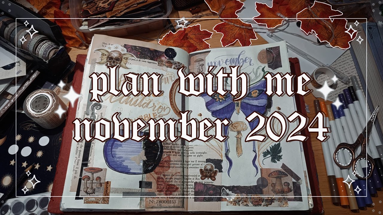 ˏˋ✧ November 2024 Bullet Journal PWM | Celestial themed ✧ˏˋ