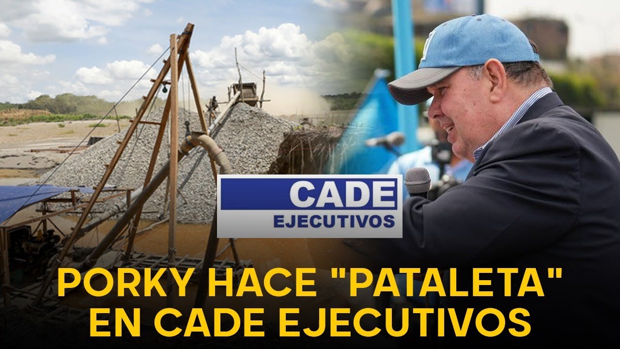 Rafael López Aliaga PIERDE EL CONTROL en CADE: no soportó que le pregunten por minería ilegal