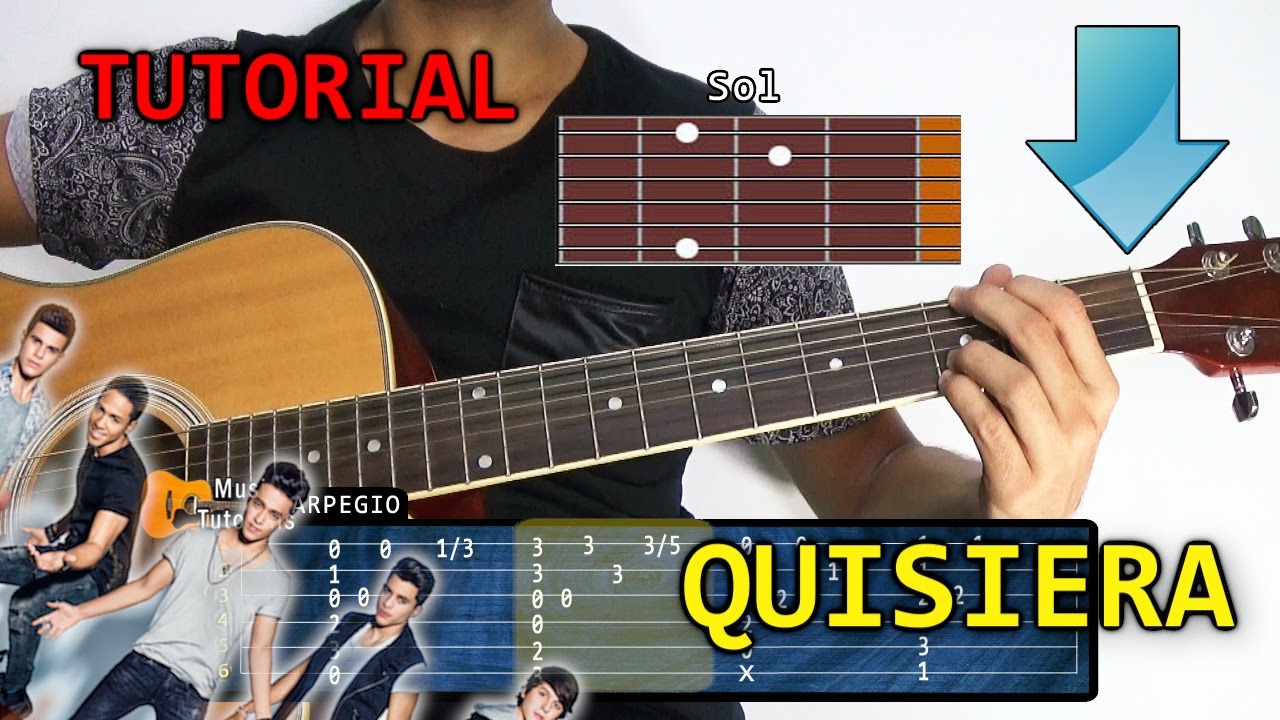 Cómo tocar Quisiera de CNCO en Guitarra | Tutorial