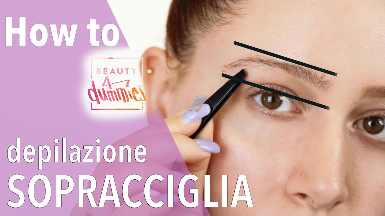 Come depilare le SOPRACCIGLIA da SOLI e in pochi passi!  - HOW TO | Erikioba