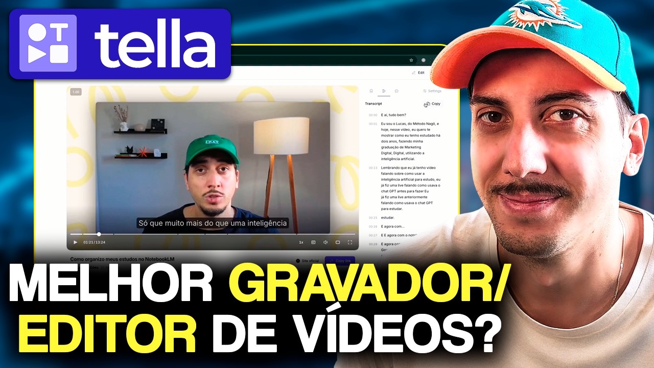 Tella: A Melhor Ferramenta de Grava&ccedil;&atilde;o e Edi&ccedil;&atilde;o com IA para V&iacute;deos Profissionais
