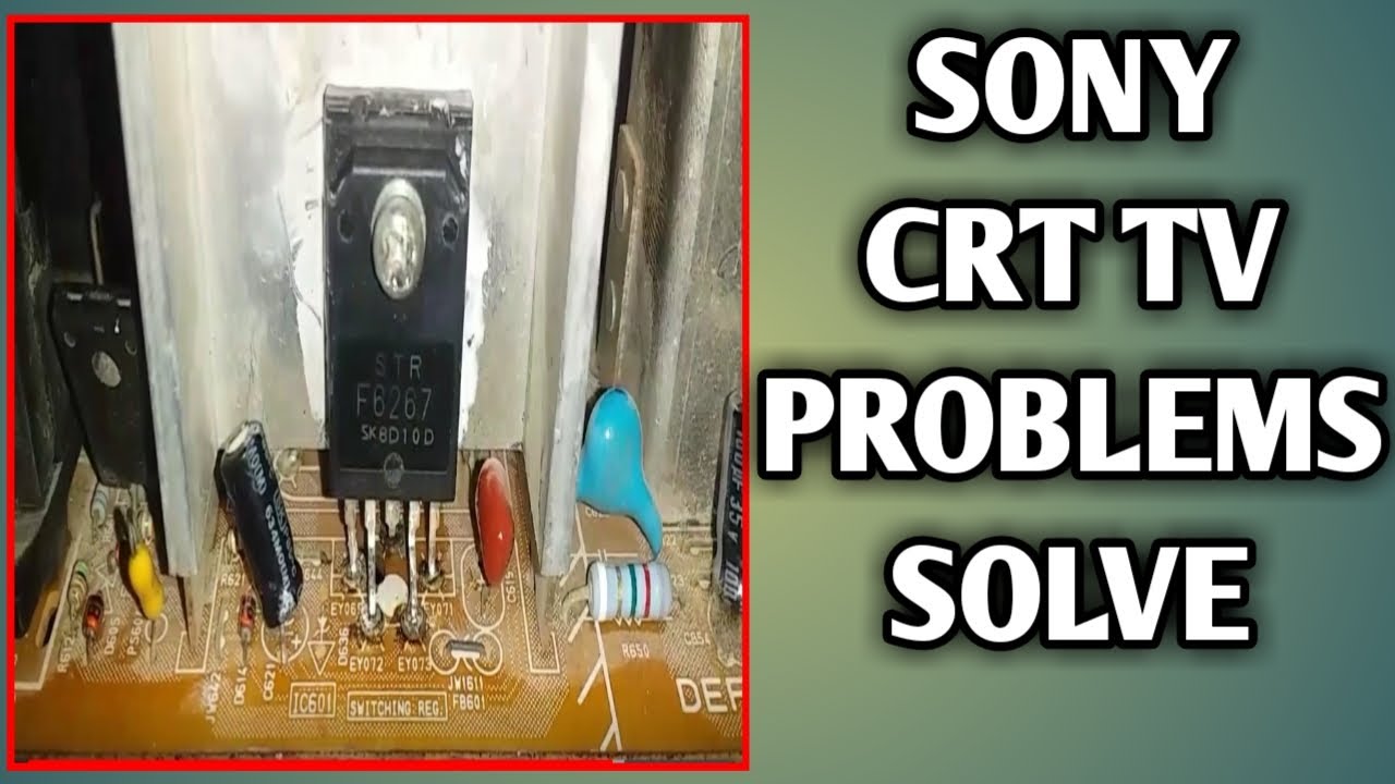 How To Repair a Sony Crt Tv Power Supply Problems Solve in Urdu Hindi By Electronic Urdu