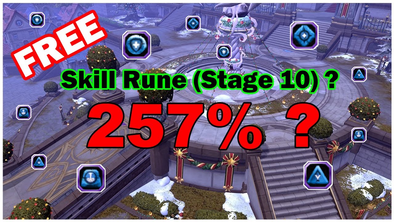 FREE 257% skill rune? FREE Skill Rune (stage 10)? | December Event | Dragon Nest Sea
