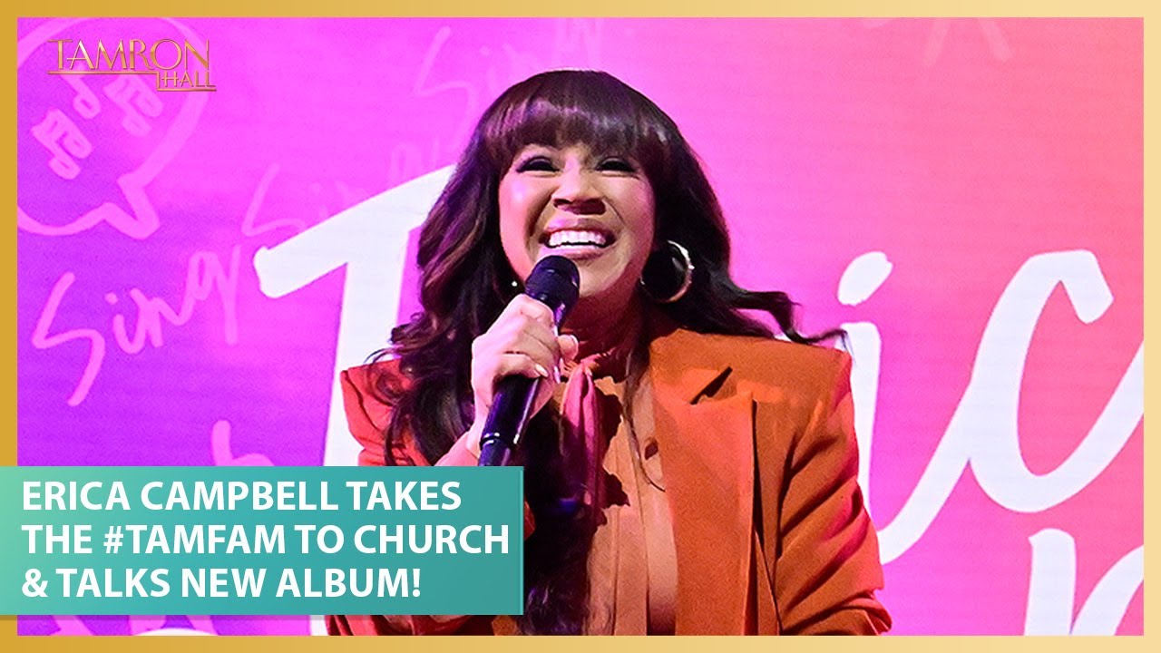 Erica Campbell Takes the #TamFam to Church & Talks New Album!