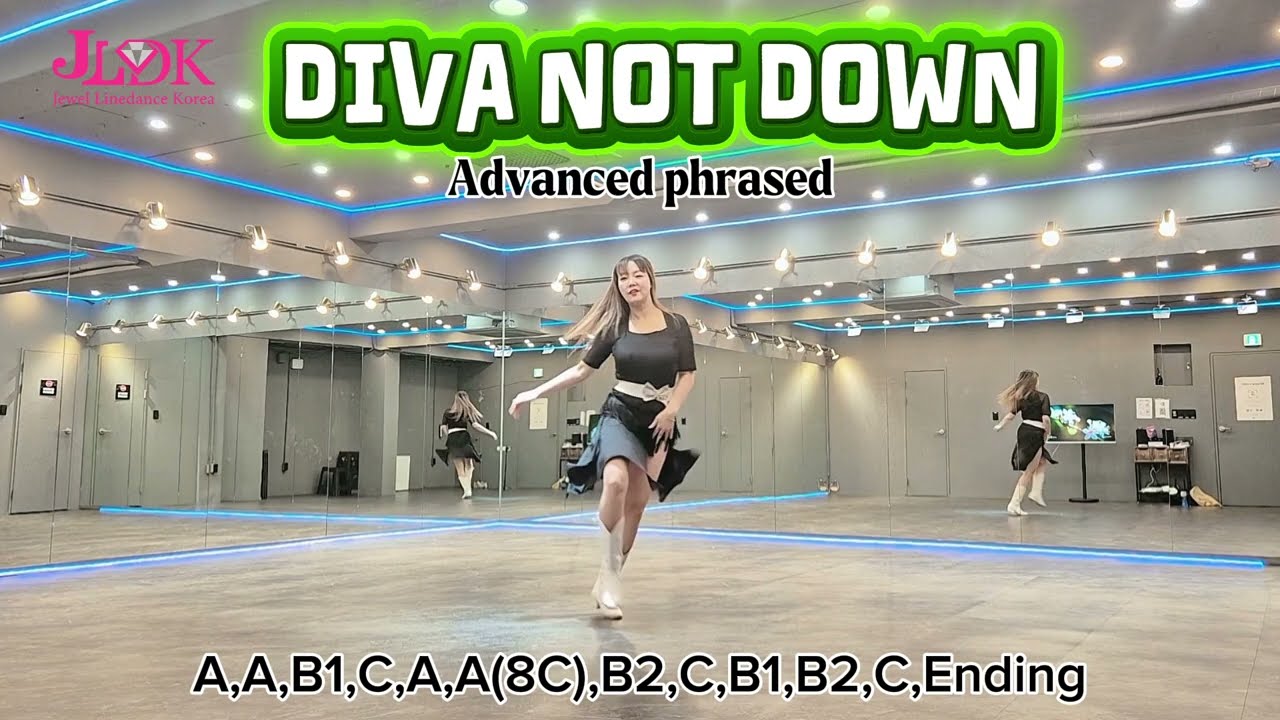 [고급]#디바낫다운 라인댄스#Advanced#Diva not down Linedance#jldk#고급라인댄스#Choreo:Mic hael Lynn#인영라인댄스#교육위원 오디션연습중