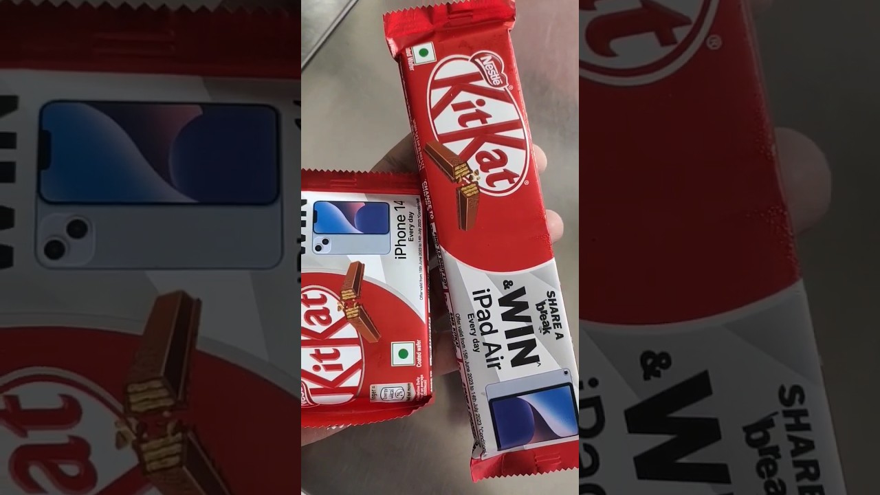 Win iPhone 14 And iPad Air Everyday On Buying KitKat #iphone14 #ipadair4 #kitkat