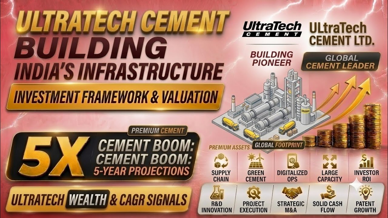 UltraTech Cement Stock Detailed Analysis 5-Year Target, Valuation, Q1 FY27 Results & Chart Analysis
