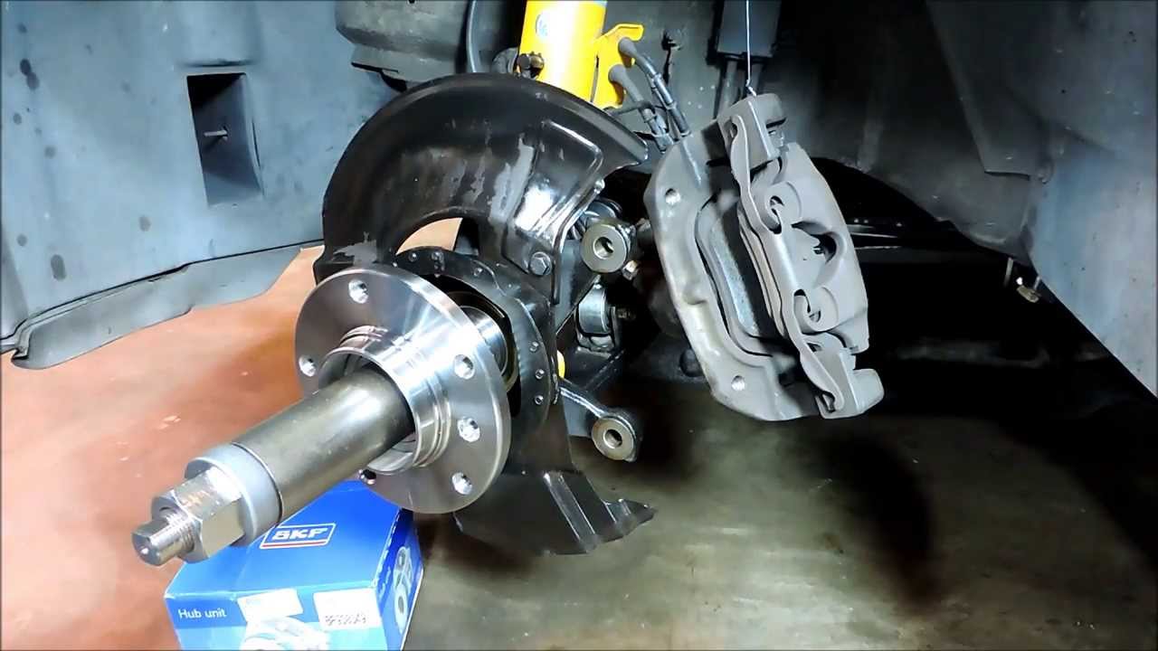 BMW E36 3 Series Front Wheel Hub Bearing Replacement
