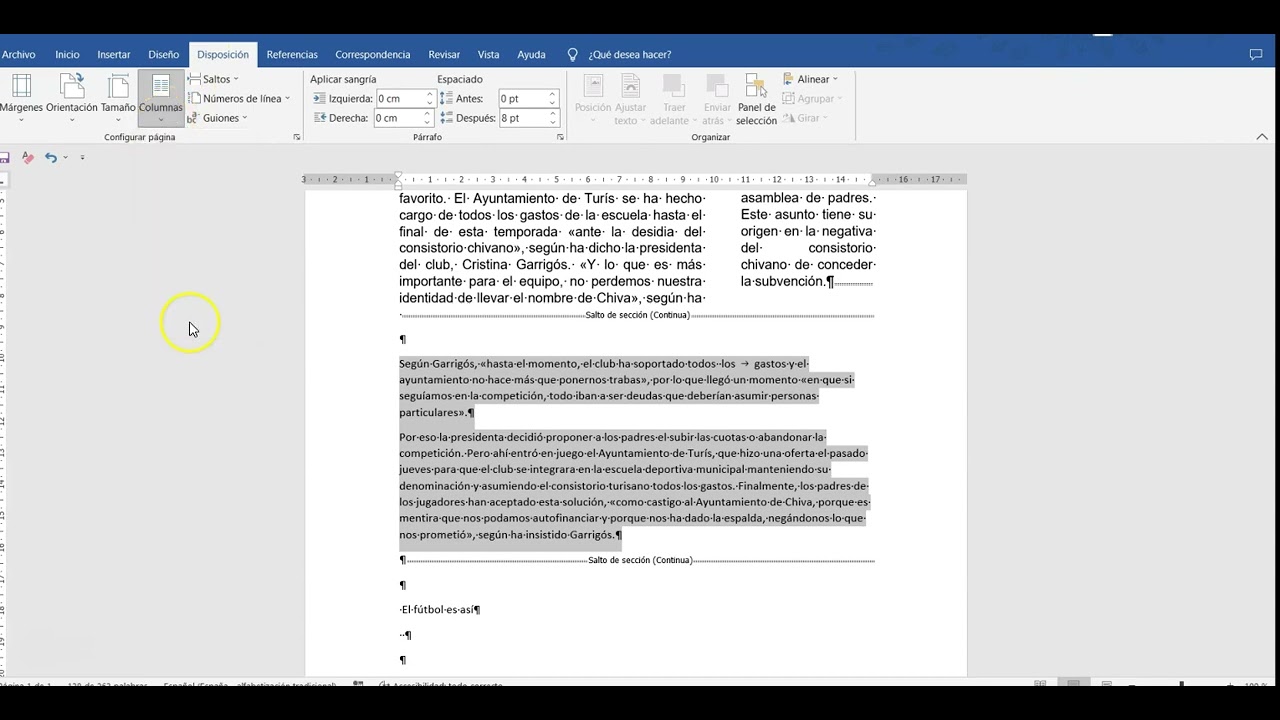 Ejercicio 17 Word