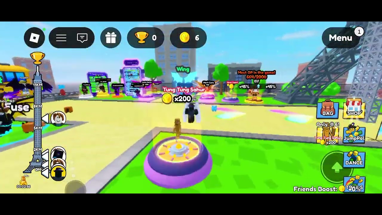ماب الصعود على الدرج العملاق في Roblox 
