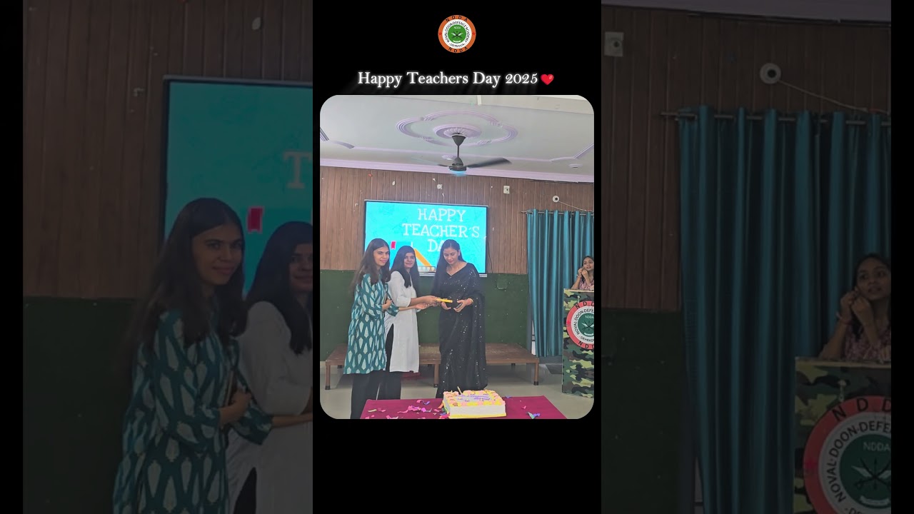 Teachers Day Celebration 2025 | Noval Doon Defence Academy #teachersday #ndacoaching #bestndaclass