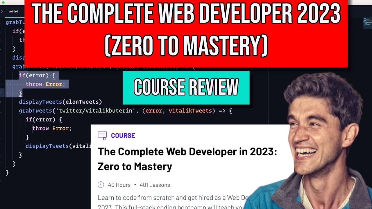 The COMPLETE Web Developer in 2023 COURSE REVIEW (Updated) | Zero to Mastery