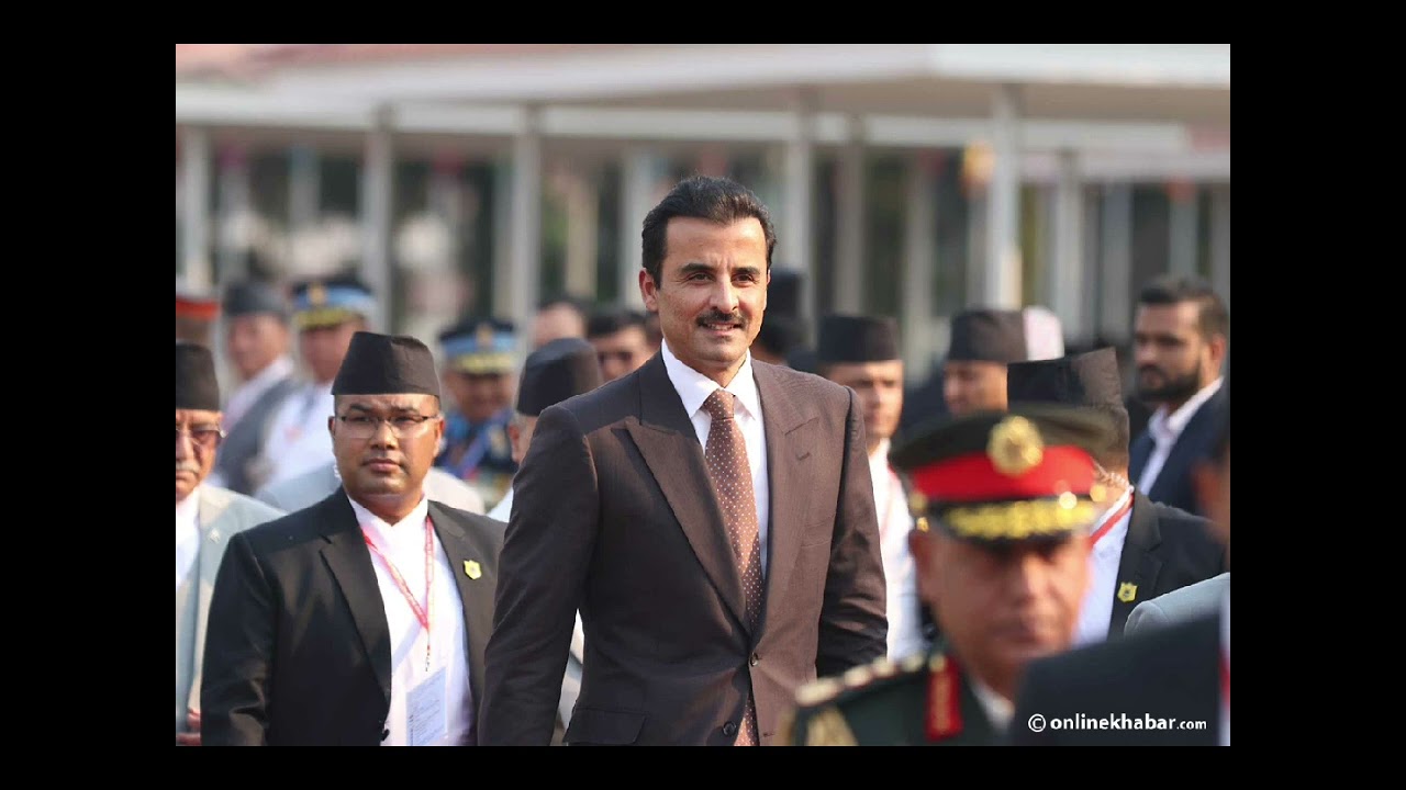 QATAR AMIR VISITS NEPAL AND GIFTED 2 ELEPHANTS. #viral #shorts_video