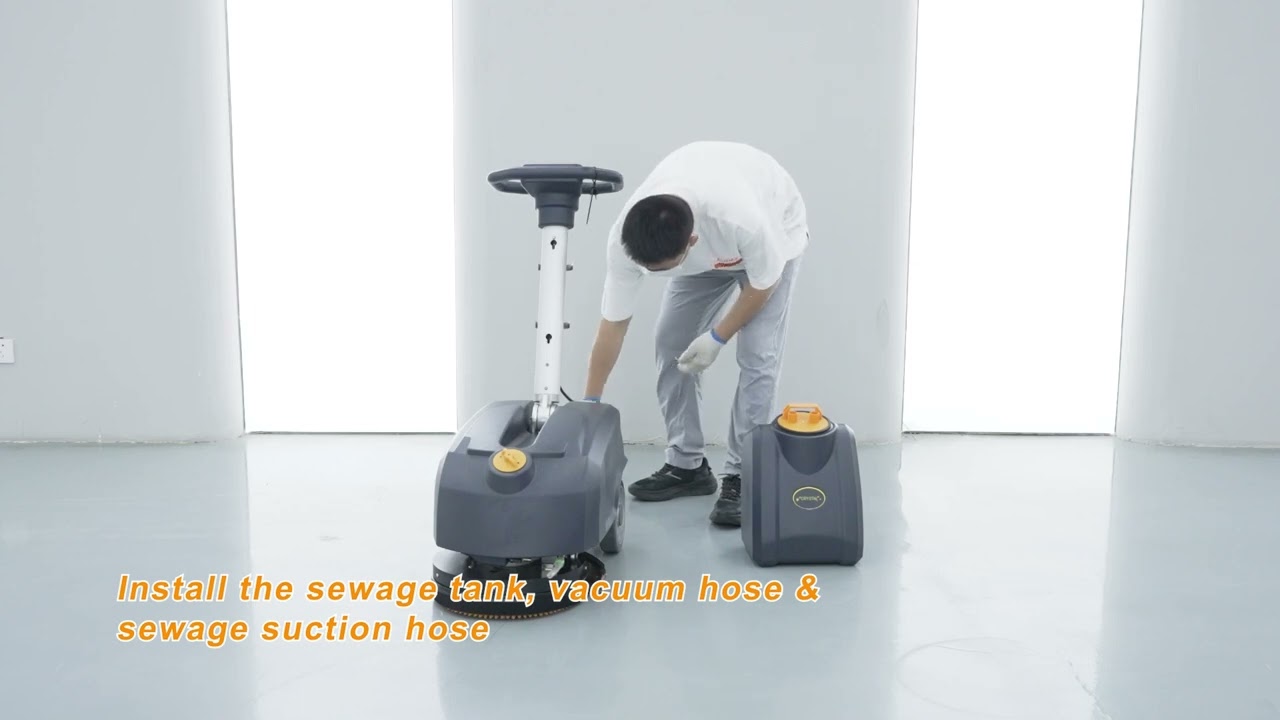 Battery Floor Scrubber, C14, Unbox | 14