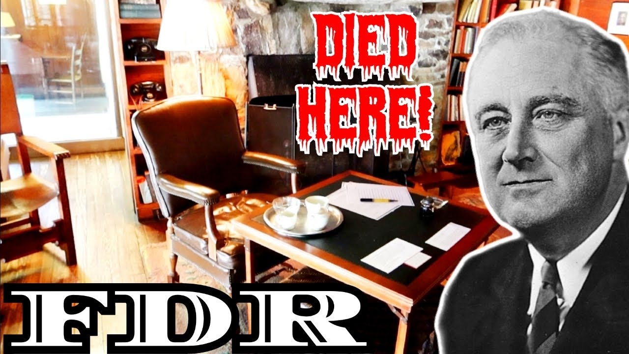 FRANKLIN D ROOSEVELT Death Bed, Last House & Unfinished Portrait | LITTLE WHITE HOUSE FDR